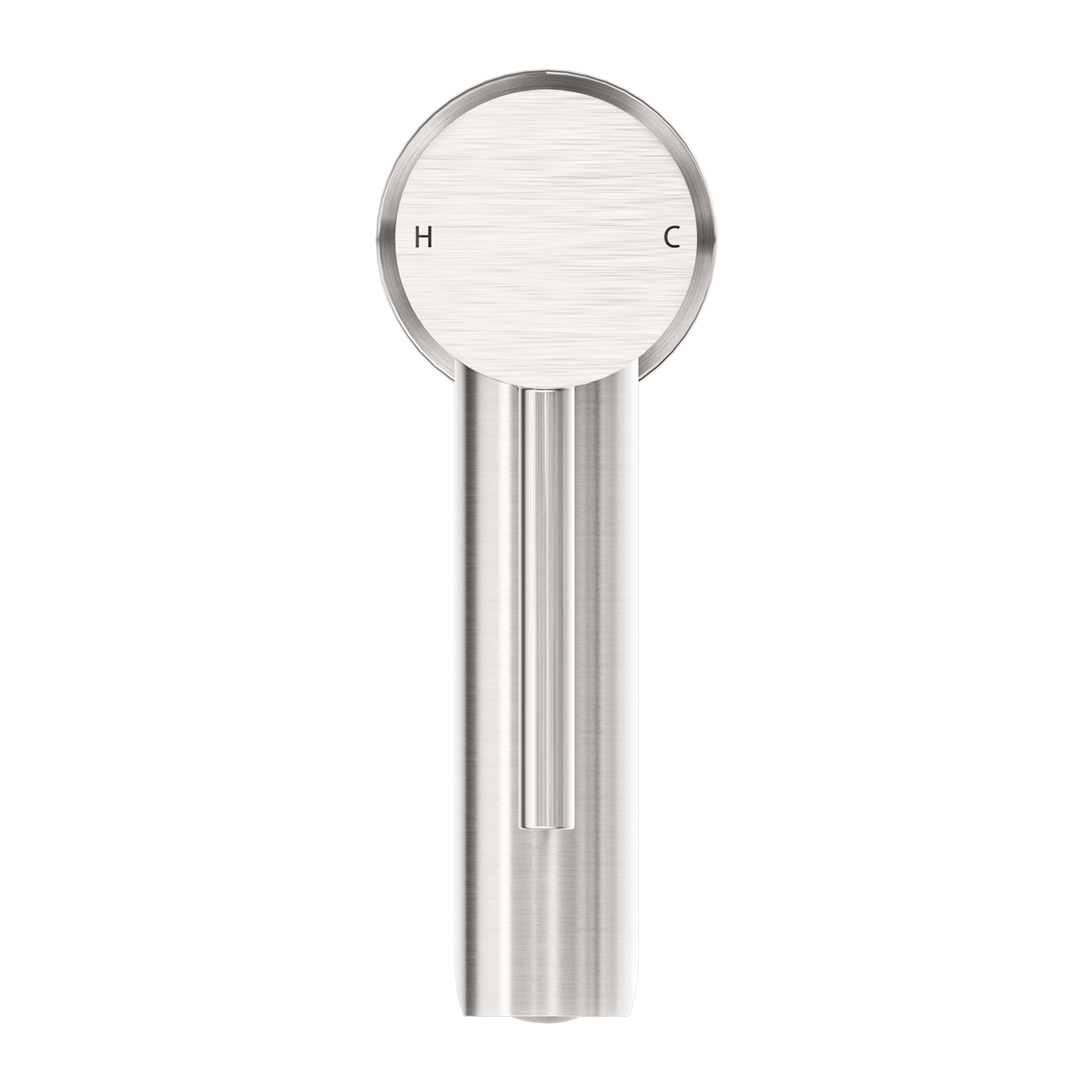 Dolce Basin Mixer Straight Spout Brushed Nickel