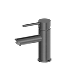 Dolce Basin Mixer Straight Spout Gun Metal