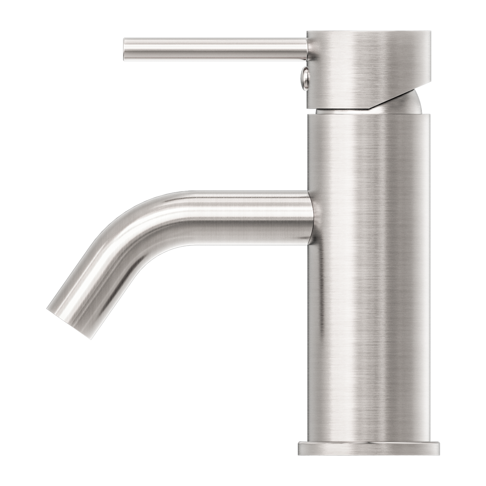 Dolce Basin Mixer Stylish Spout Brushed Nickel