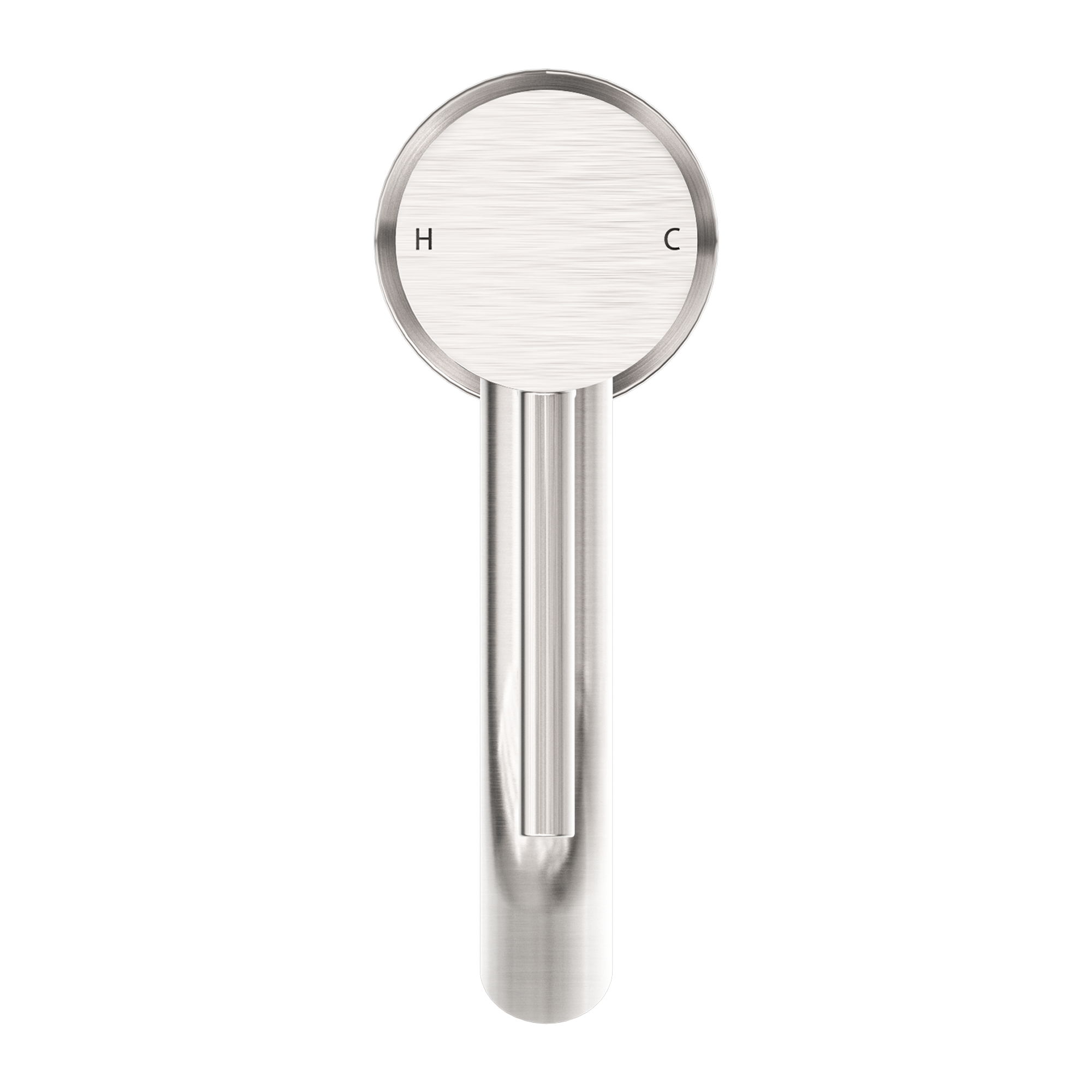 Dolce Basin Mixer Stylish Spout Brushed Nickel