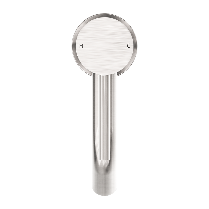 Dolce Basin Mixer Stylish Spout Brushed Nickel