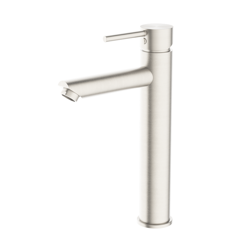 Dolce Tall Basin Mixer Brushed Nickel