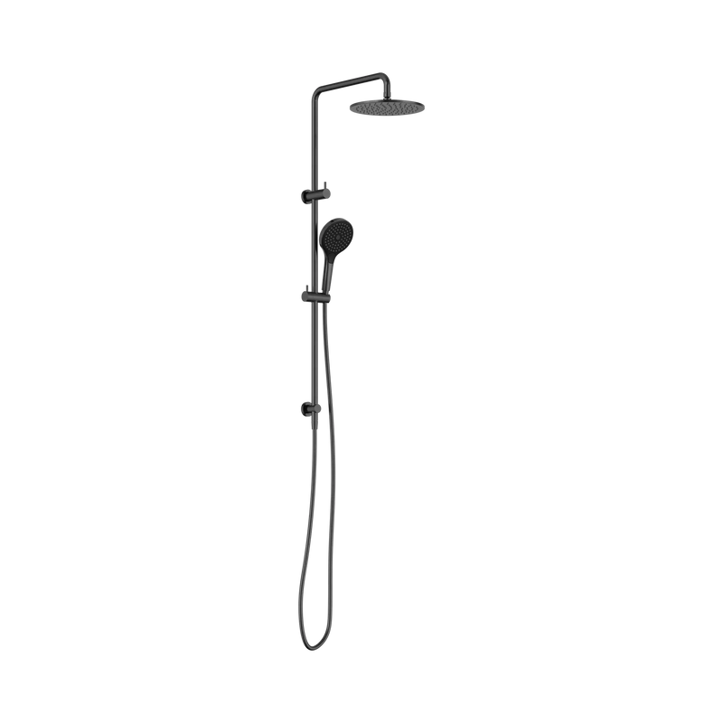 Round Twin Shower With Air Shower II Gun Metal