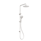 Round Twin Shower Brushed Nickel