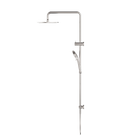 Round Twin Shower Brushed Nickel