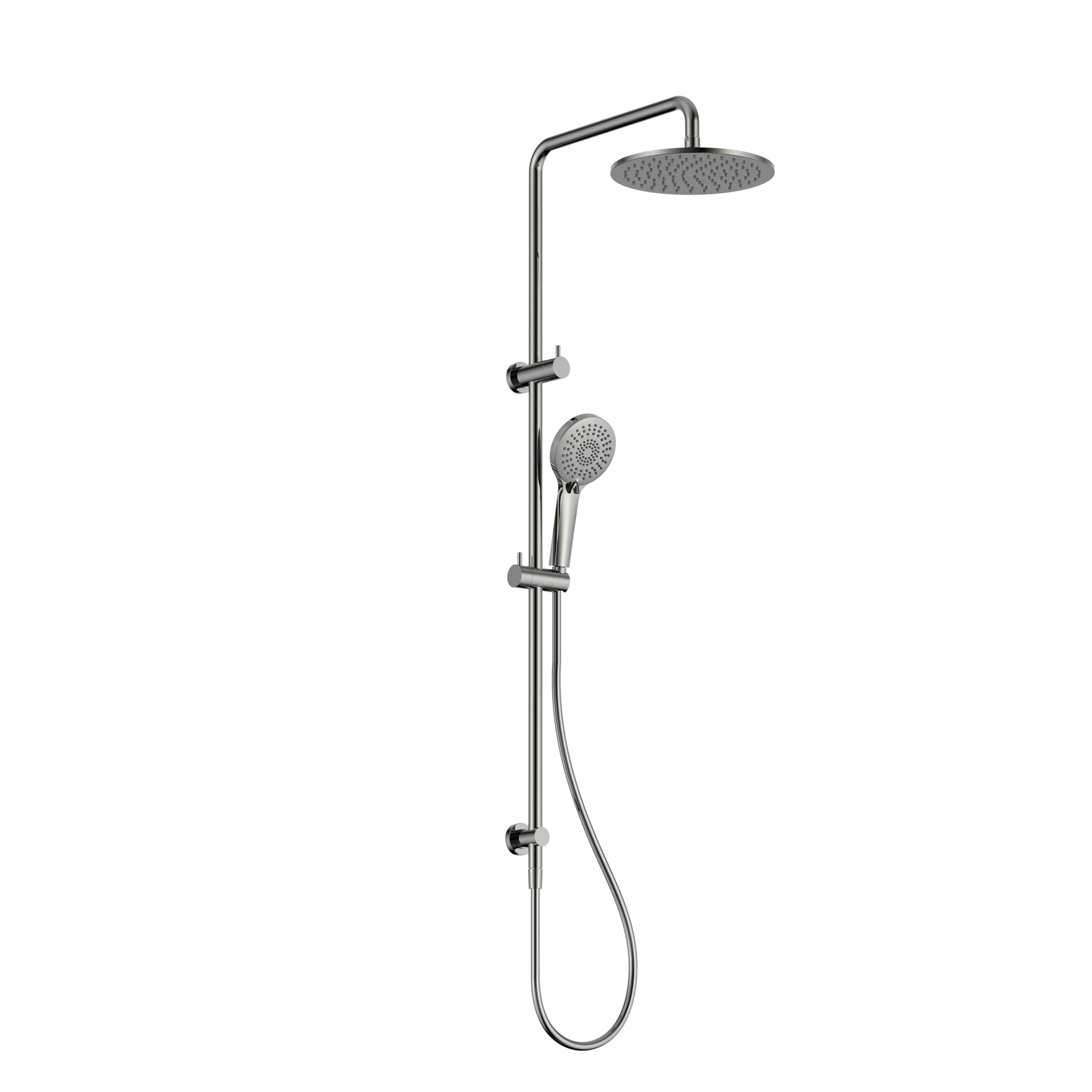 Round Twin Shower Chrome