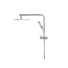 Mecca 2 In 1 Twin Shower Brushed Nickel