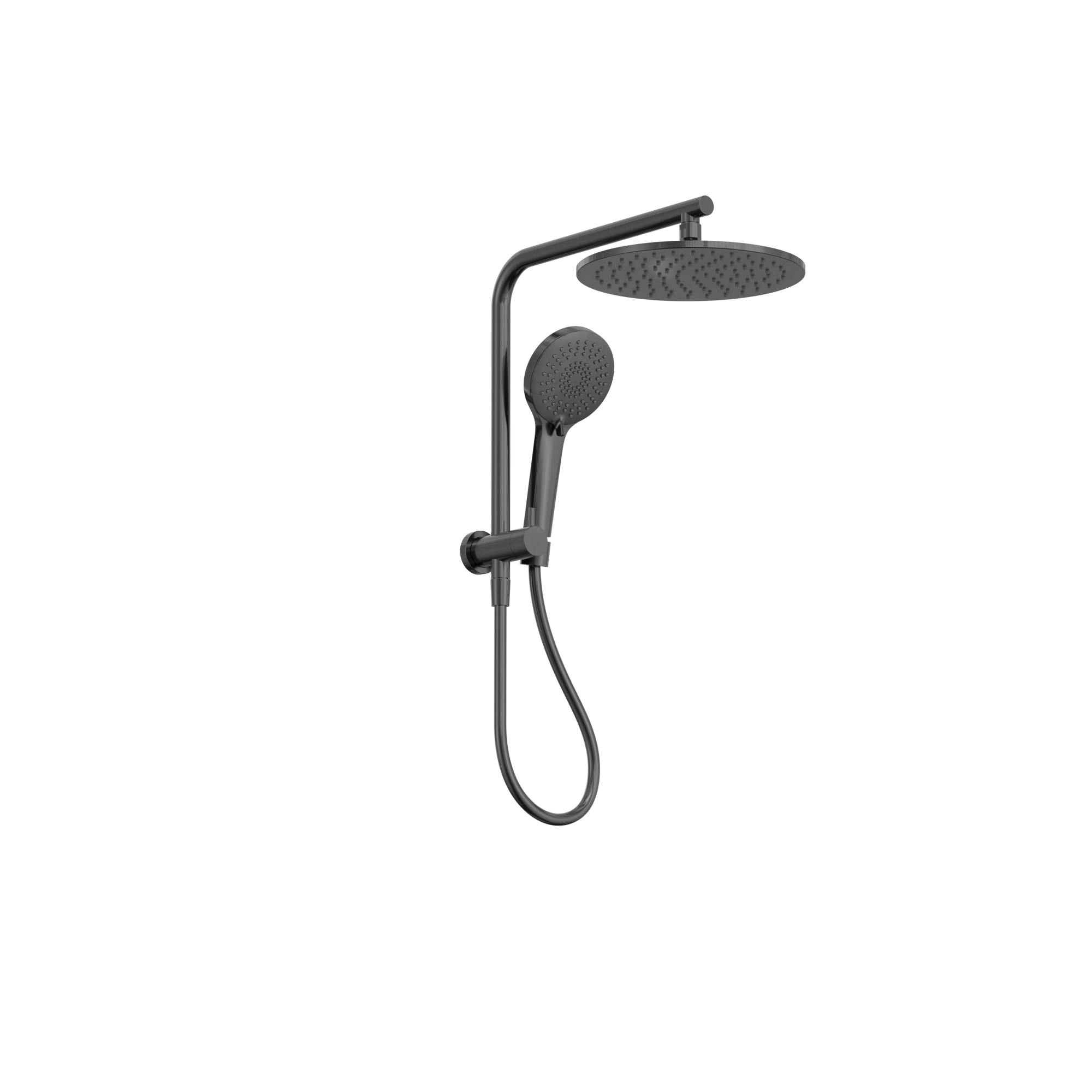 Mecca 2 In 1 Twin Shower Gun Metal