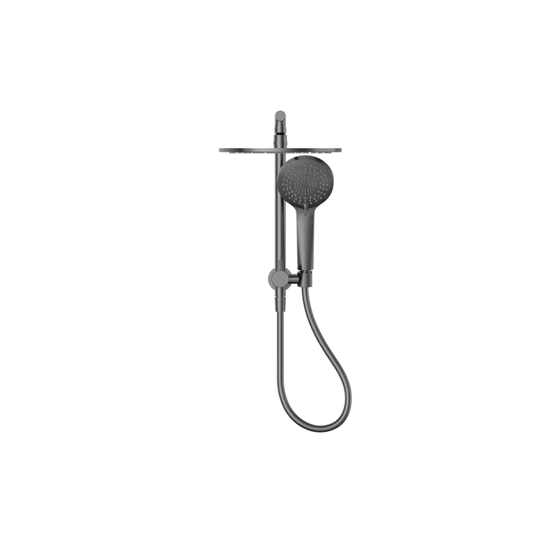 Mecca 2 In 1 Twin Shower Gun Metal