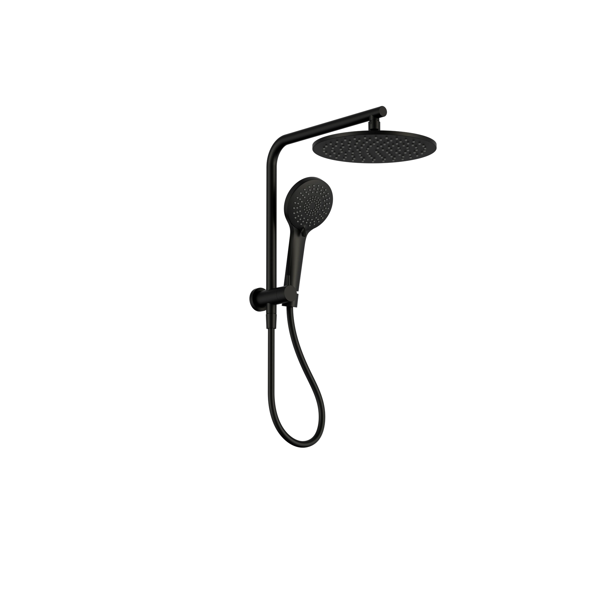 Mecca 2 In 1 Twin Shower Matte Black