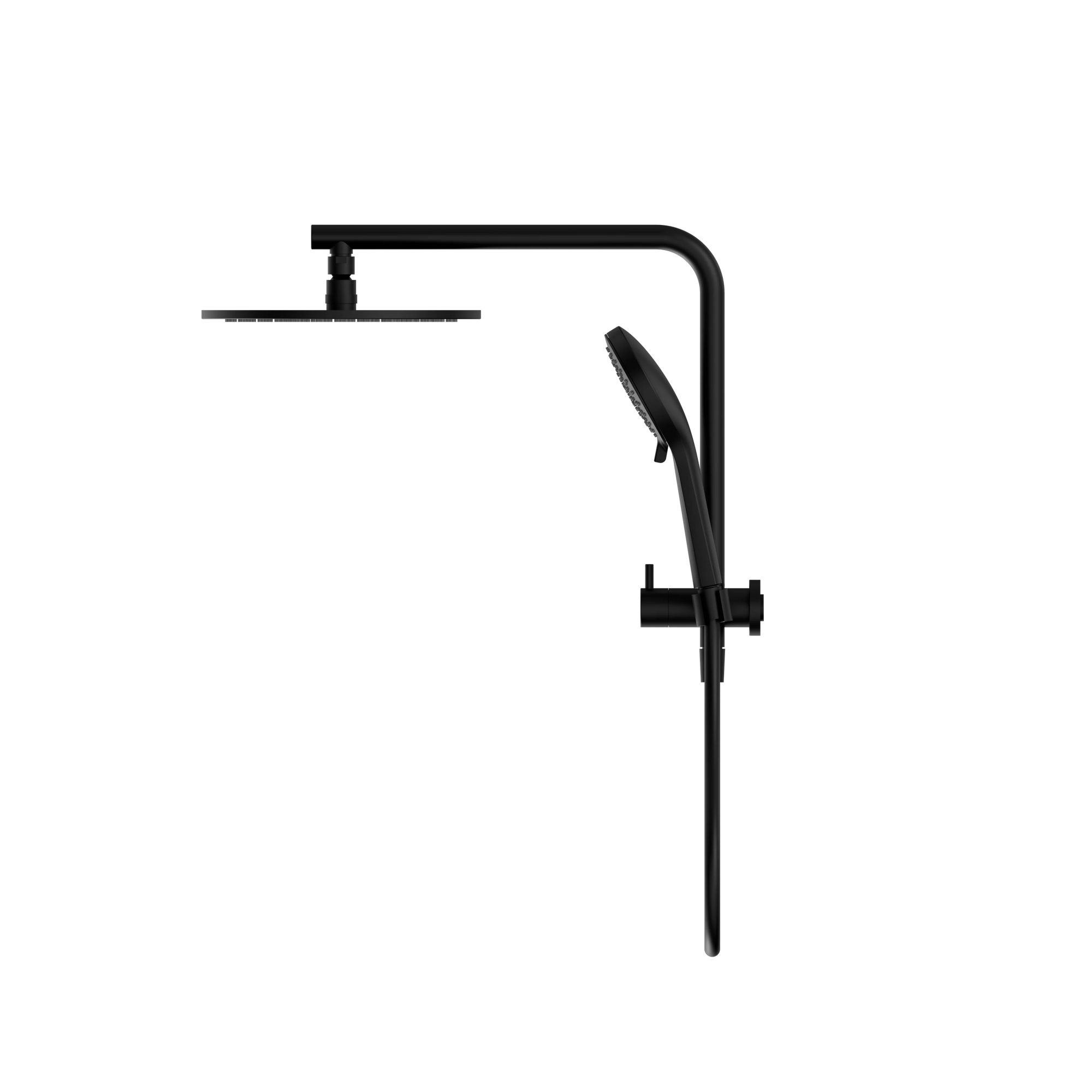 Mecca 2 In 1 Twin Shower Matte Black