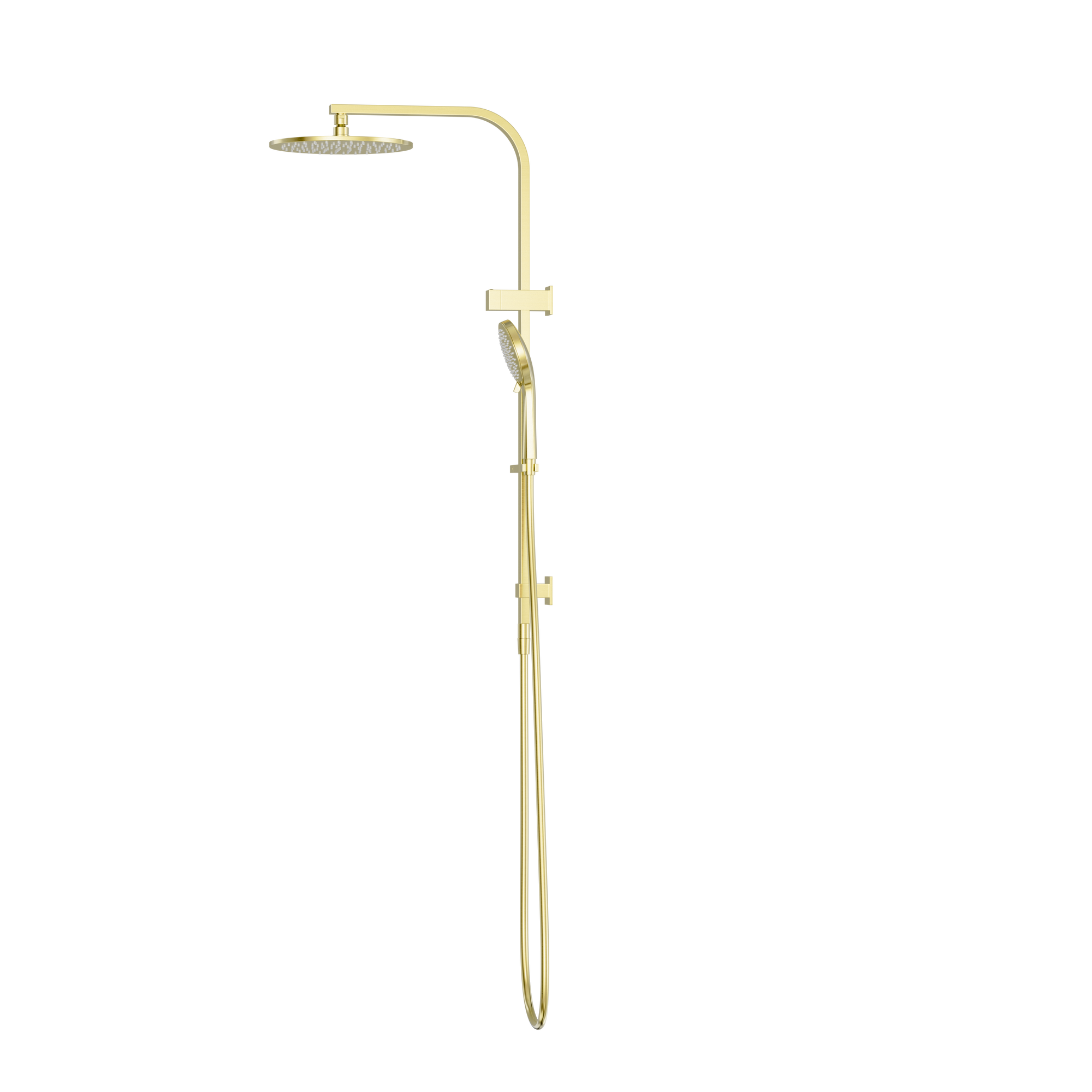 Bianca Twin Shower Brushed Gold