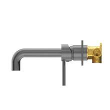 Dolce Kitchen Mixer Gooseneck Brushed Gold