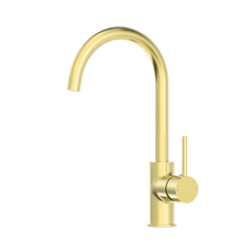 Dolce Kitchen Mixer Gooseneck Brushed Gold