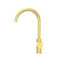 Dolce Kitchen Mixer Gooseneck Brushed Gold