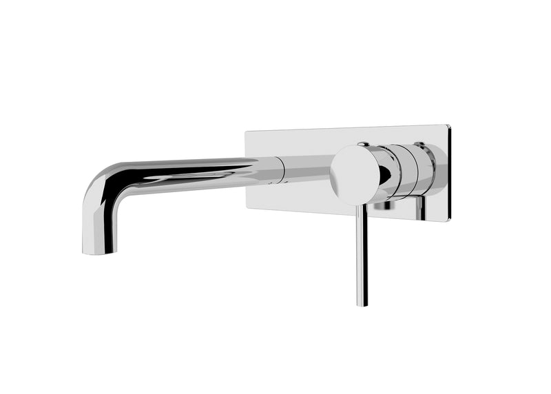 Dolce Wall Basin/Bath Mixer Chrome