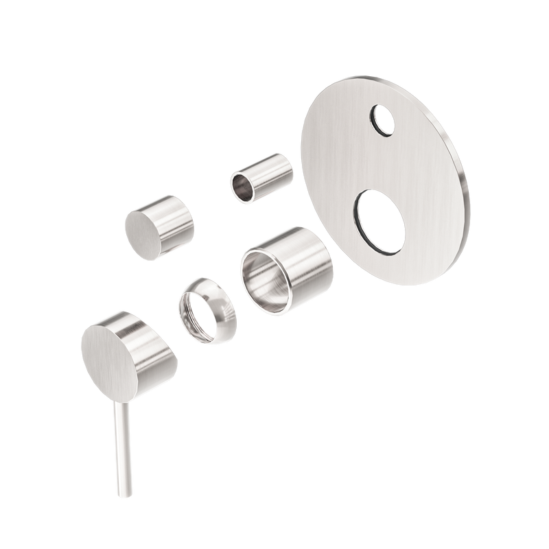 Dolce Shower Mixer With Diverter Trim Kits Only Brushed Nickel