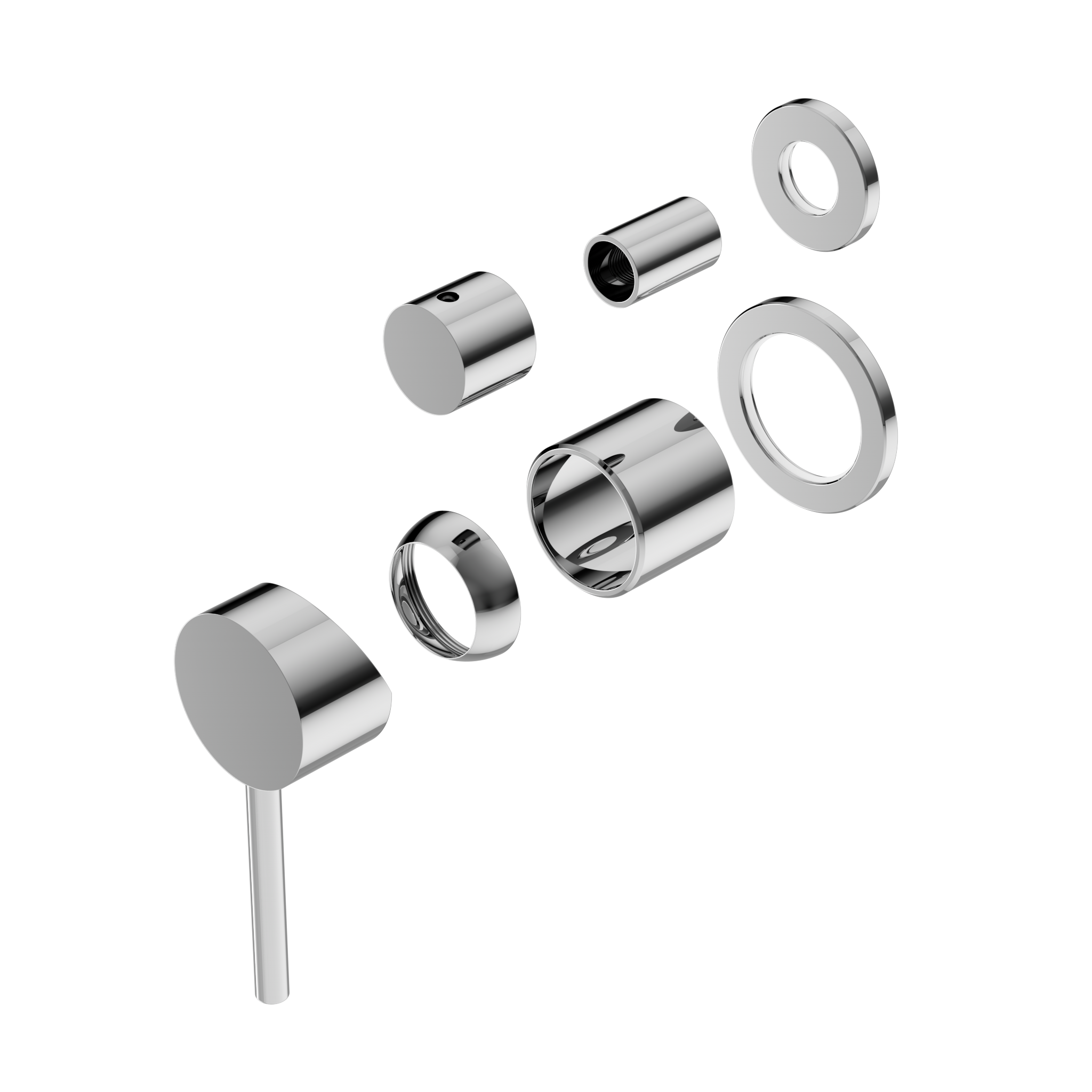 Dolce Shower Mixer With Diverter Separate Back Plate Trim Kits Only Chrome