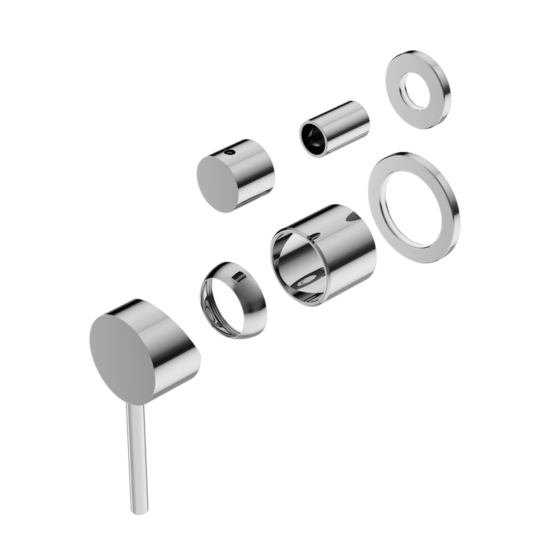 Dolce Shower Mixer With Diverter Separate Back Plate Trim Kits Only Chrome