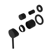 Dolce Shower Mixer With Diverter Separate Back Plate Trim Kits Only Matte Black