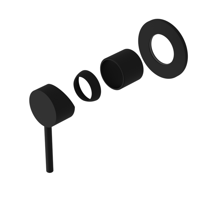 Dolce Shower Mixer Trim Kits Only Matte Black
