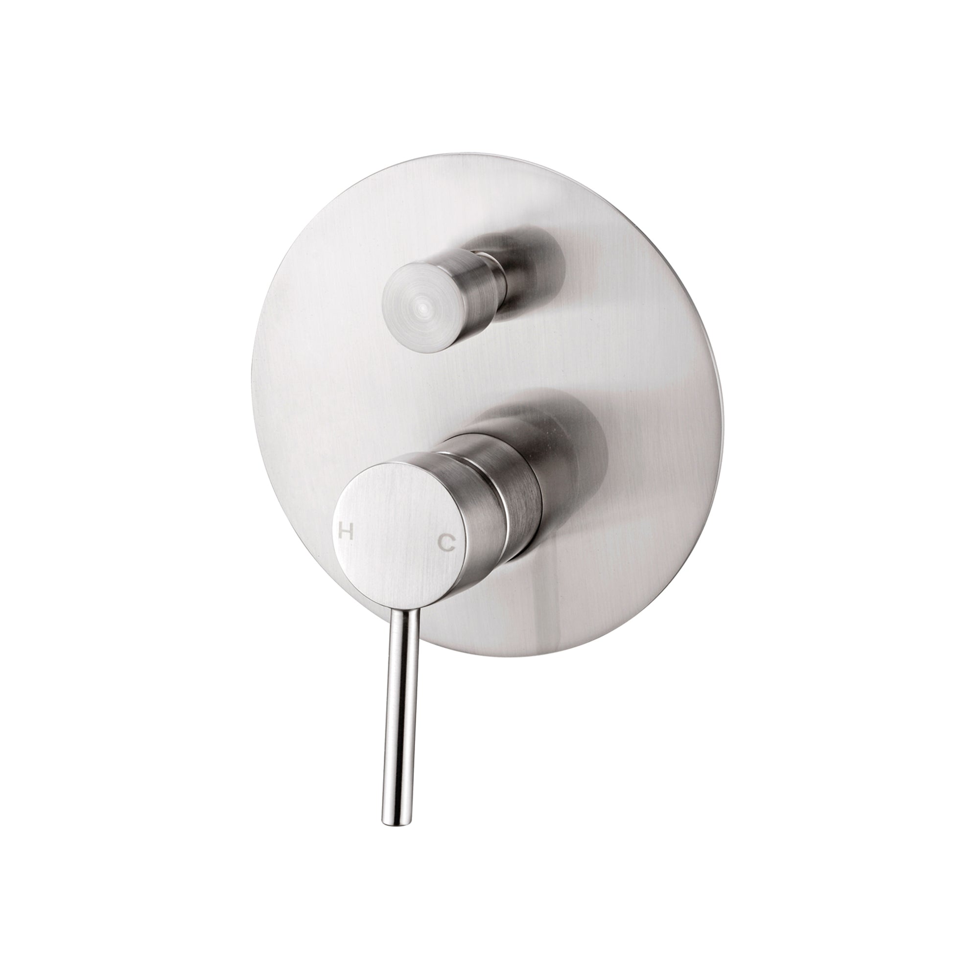 Dolce Shower Mixer With Diverter Brushed Nickel