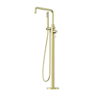 Opal Freestanding Bath Mixer With Hand Shower Brushed Gold