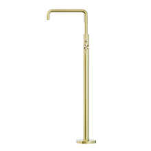 Opal Freestanding Bath Mixer With Hand Shower Brushed Gold