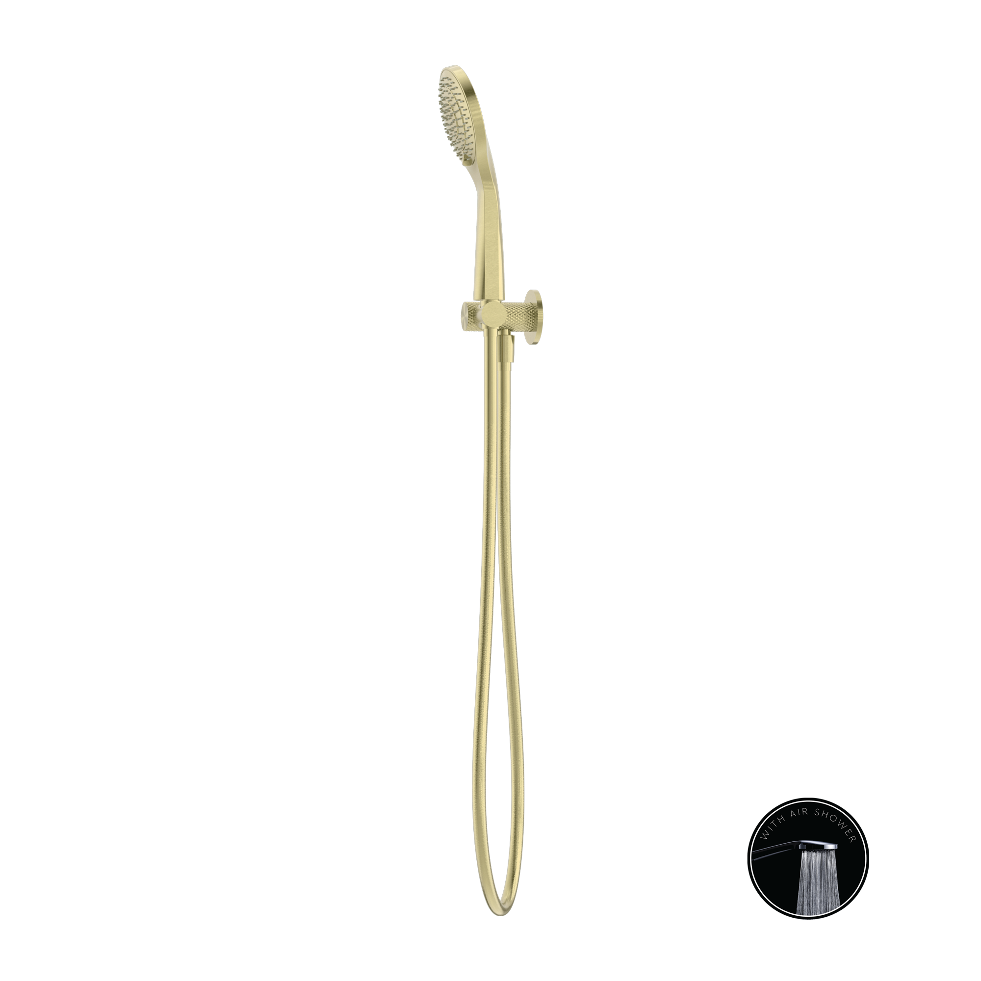 Opal Shower On Bracket With Air Shower Brushed Gold