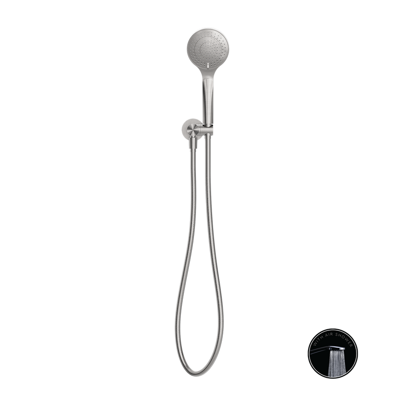 Opal Shower On Bracket With Air Shower Brushed Nickel