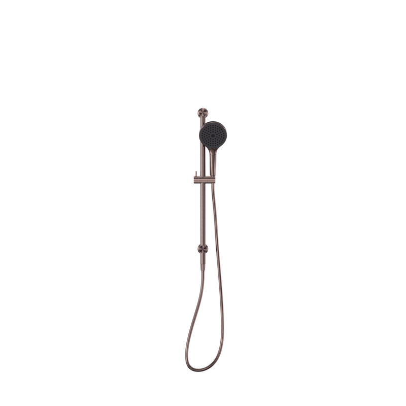 Opal Shower Rail With Air Shower II Brushed Bronze