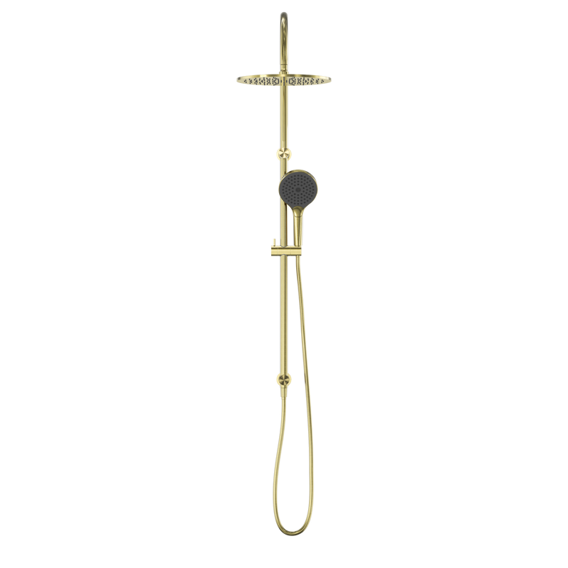 Opal Twin Shower With Air Shower II Brushed Gold