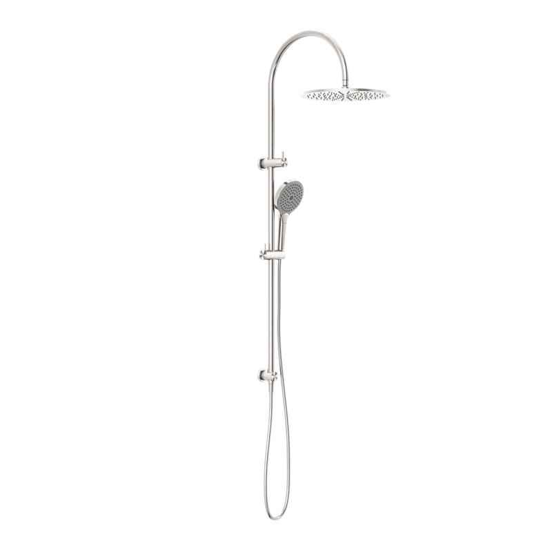 Opal Twin Shower With Air Shower II Brushed Nickel