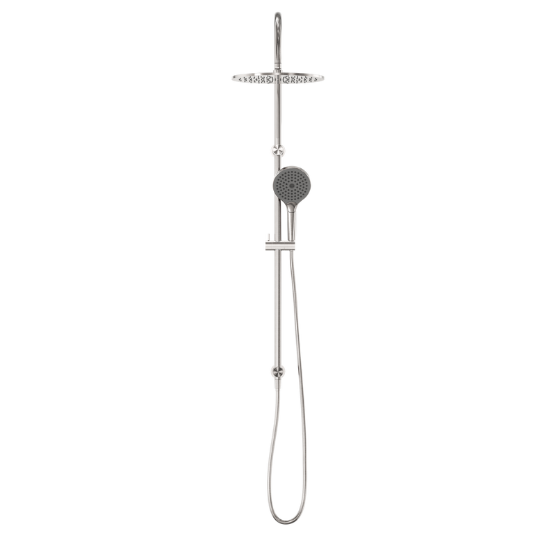 Opal Twin Shower With Air Shower II Brushed Nickel