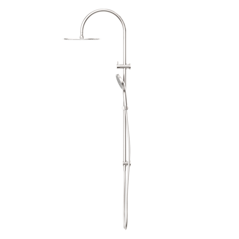Opal Twin Shower With Air Shower II Brushed Nickel
