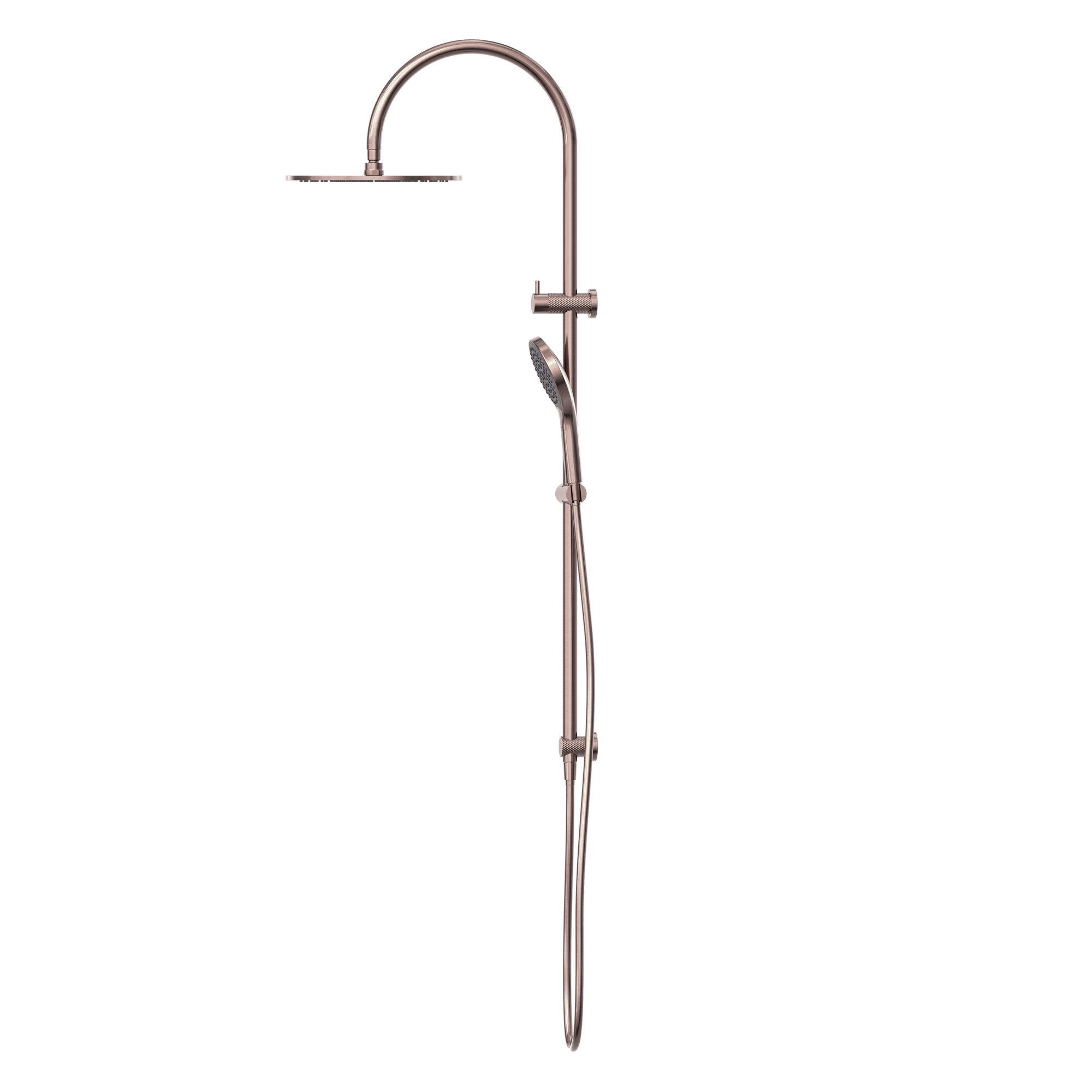 Opal Twin Shower With Air Shower II Brushed Bronze