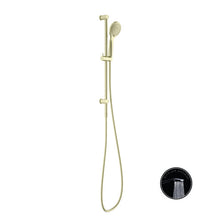 Opal Shower Rail With Air Shower Brushed Gold