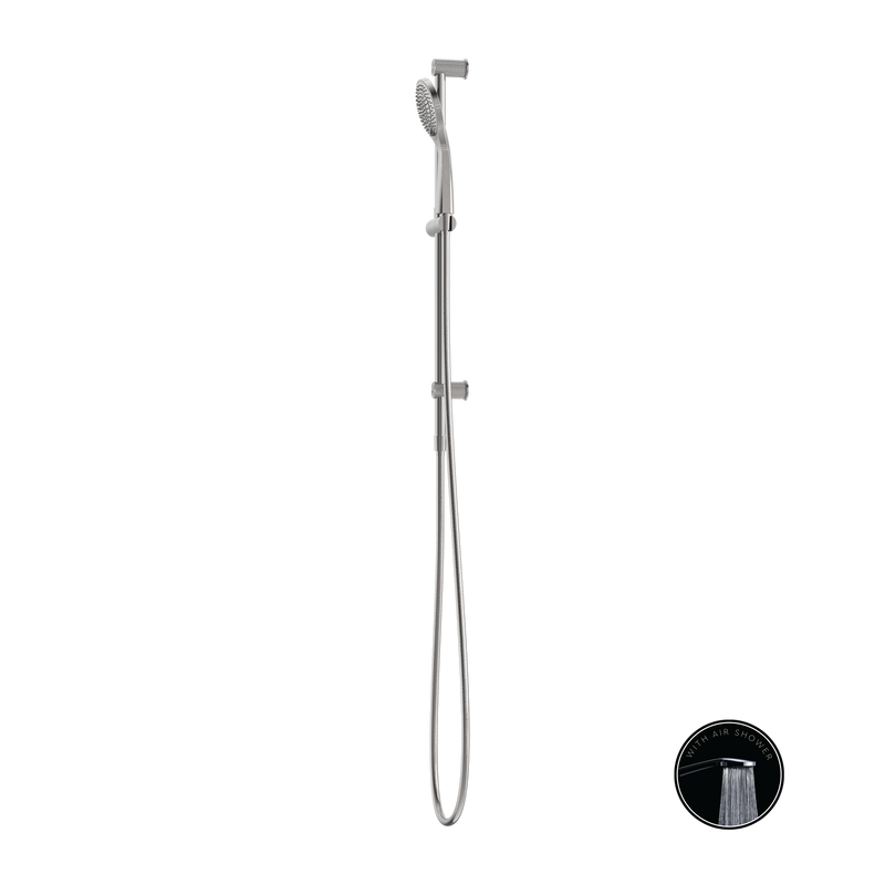 Opal Shower Rail With Air Shower Brushed Nickel