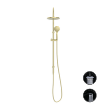 Opal Twin Shower With Air Shower Brushed Gold