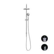 Opal Twin Shower With Air Shower Brushed Nickel