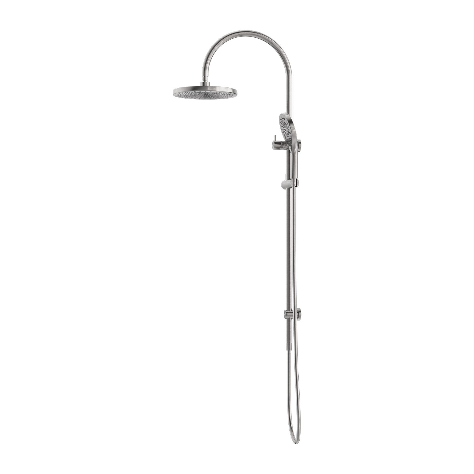 Opal Twin Shower Brushed Nickel