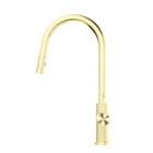 Opal Pull Out Sink Mixer With Vegie Spray Function Brushed Gold