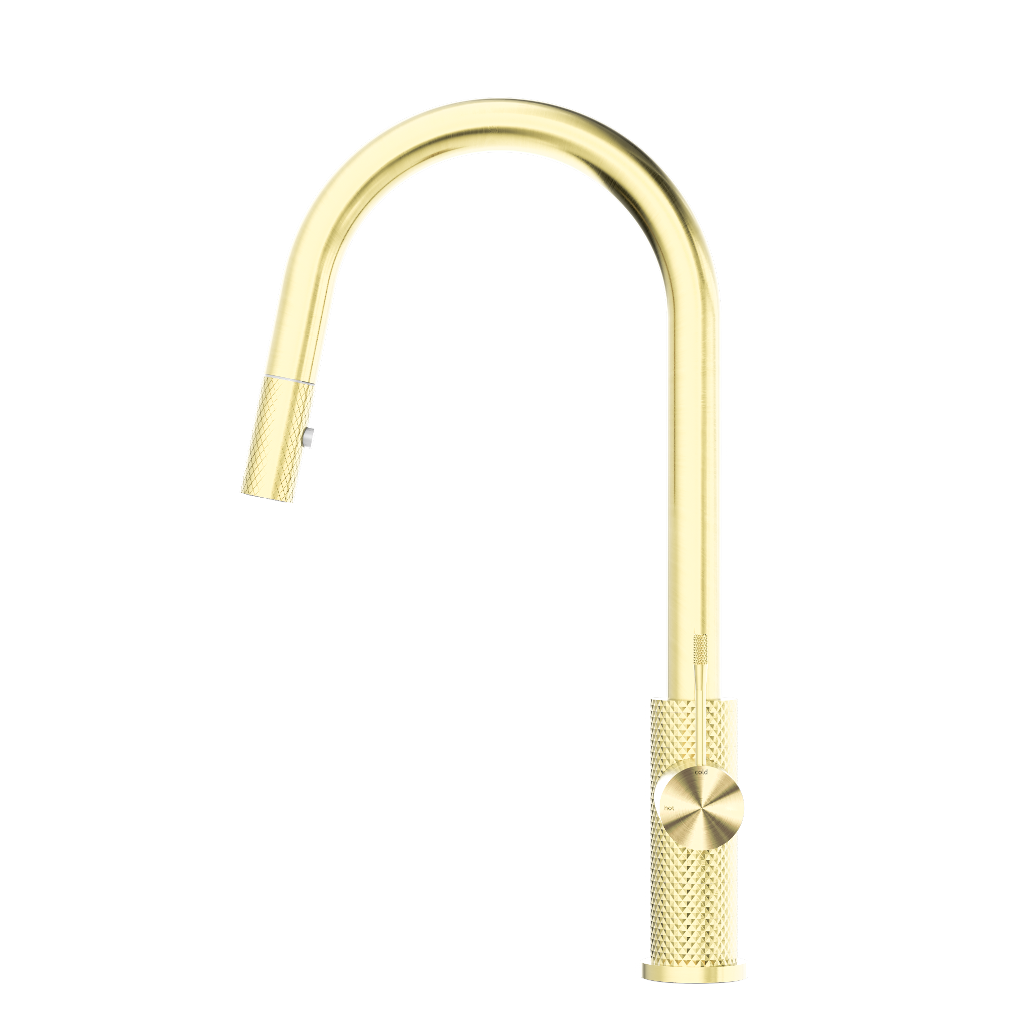 Opal Pull Out Sink Mixer With Vegie Spray Function Brushed Gold