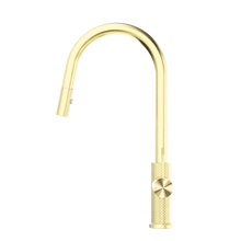 Opal Pull Out Sink Mixer With Vegie Spray Function Brushed Gold