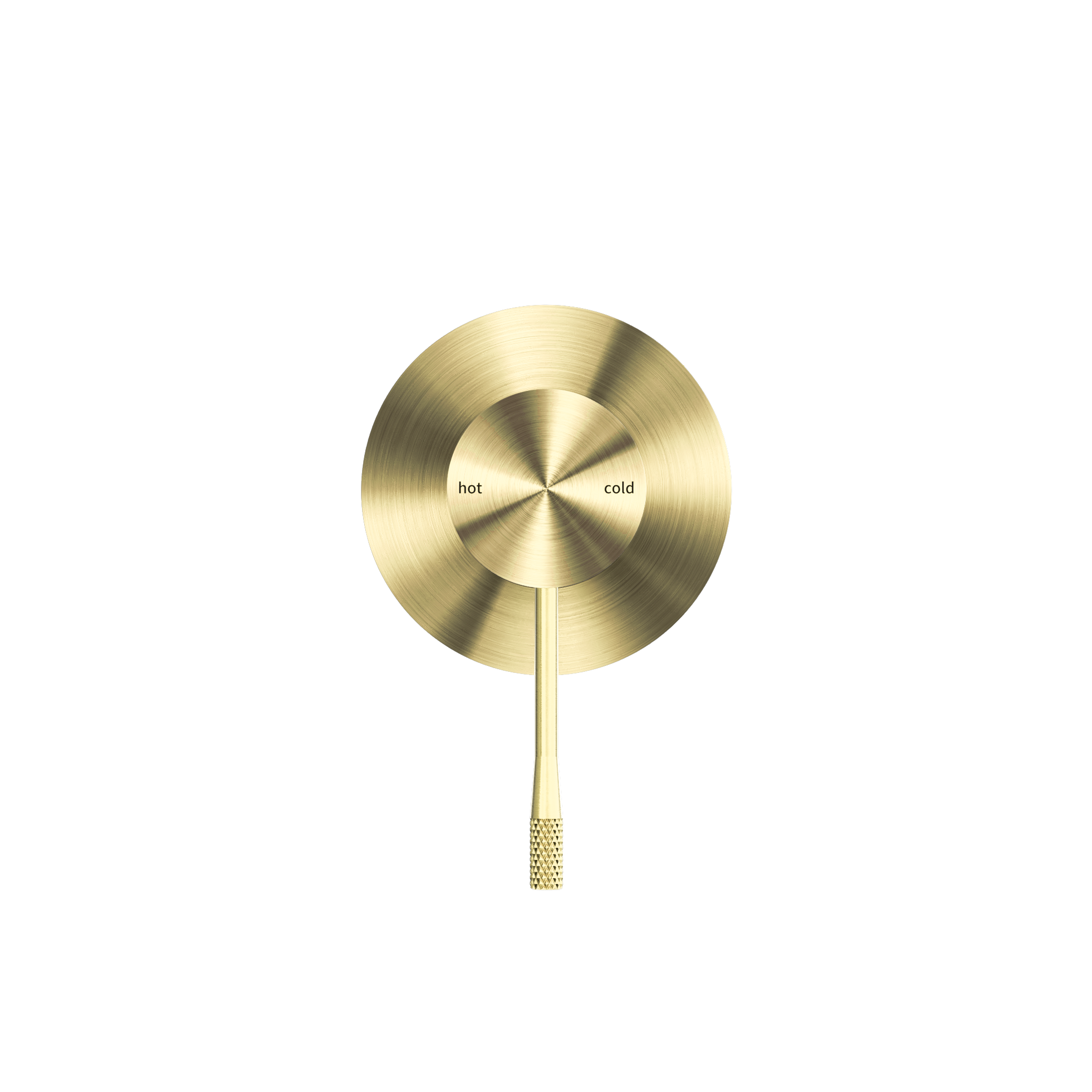 Opal Shower Mixer 80mm Plate Brushed Gold