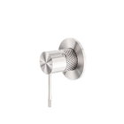 Opal Shower Mixer 80mm Plate Brushed Nickel