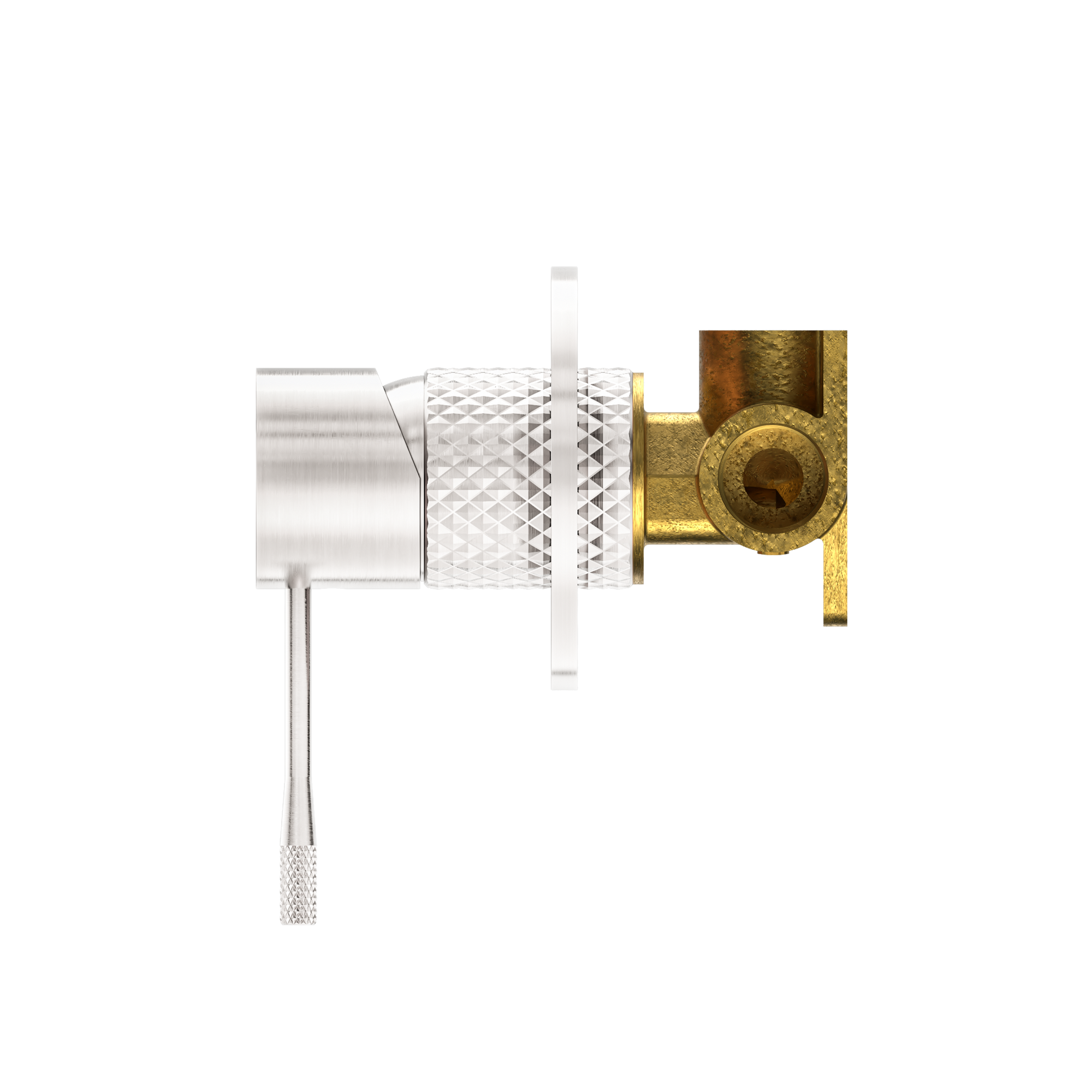 Opal Shower Mixer 80mm Plate Brushed Nickel
