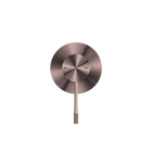 Opal Shower Mixer 80mm Plate Brushed Bronze