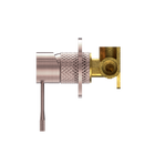 Opal Shower Mixer 80mm Plate Brushed Bronze