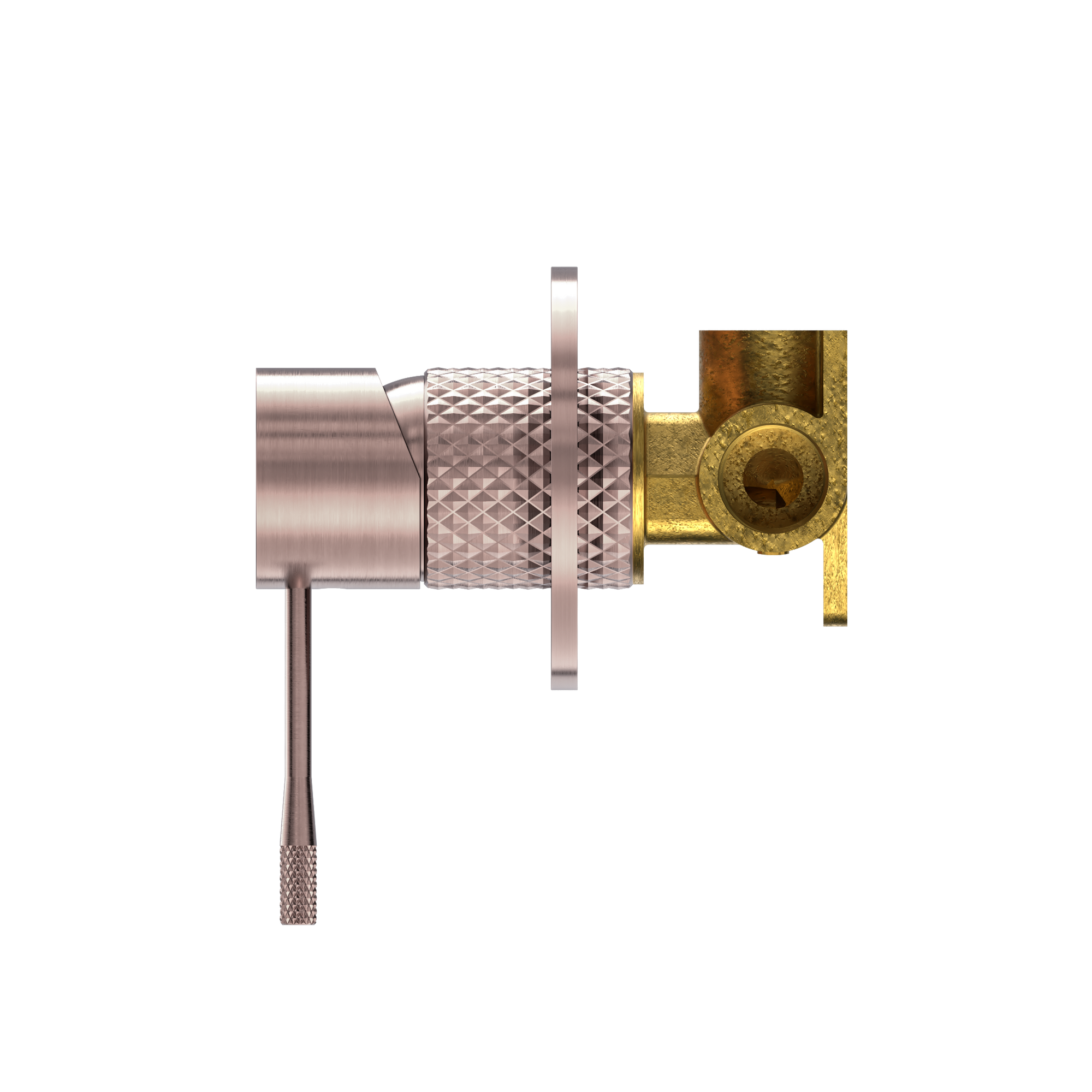 Opal Shower Mixer 80mm Plate Brushed Bronze
